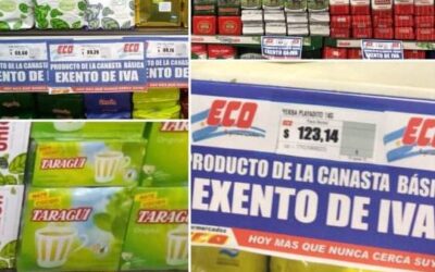 En Supermercados ECO ya se encuentran productos sin IVA