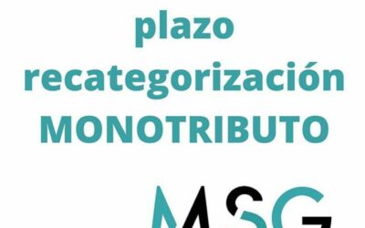 RECATEGORIZACIÓN MONOTRIBUTO