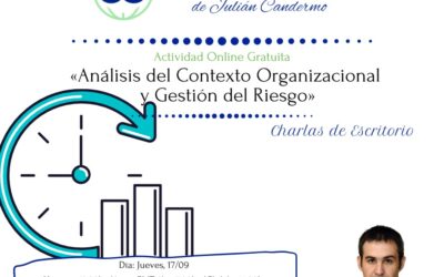 Charla gratuita online «Análisis del Contexto Organizacional y Gestión del Riesgo»