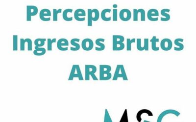 ARBA – Retenciones y Percepciones Ingresos Brutos