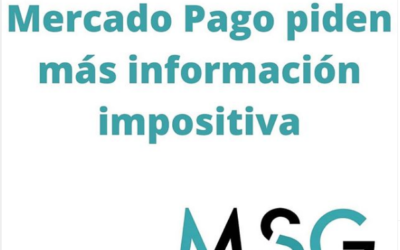 ????????MERCADO LIBRE (ML) Y MERCADO PAGO (MP) ESTAN SOLICITANDO QUE CADA CLIENTE ACLARE SU SITUACIÓN IMPOSITIVA????????