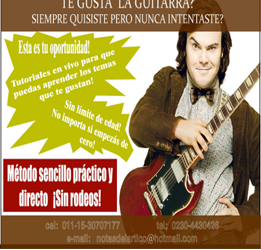 Aprende guitarra desde cero con Patricio Salas.
