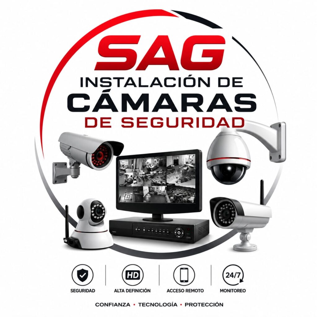 SAG Instalación de Cámaras de Seguridad Pilar